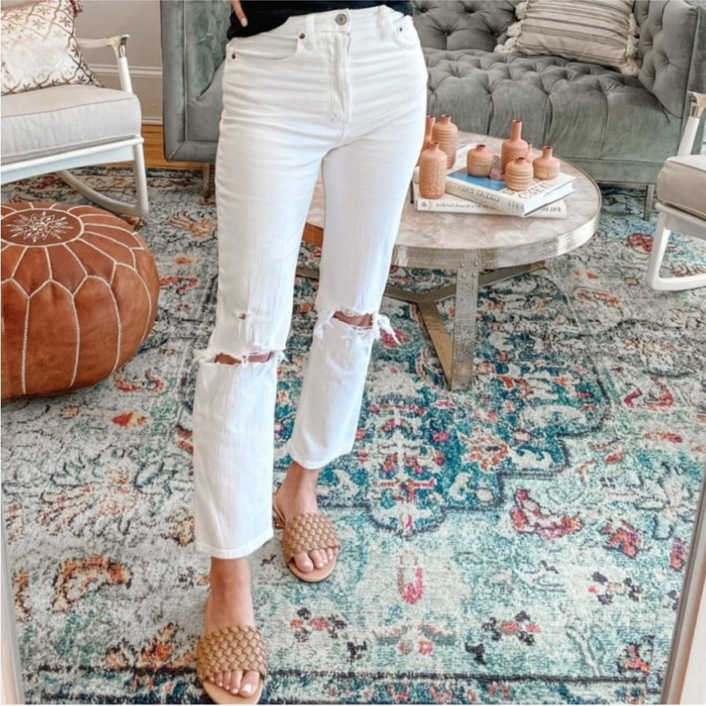 ABERCROMBIE&FITCH ANKLE STRAIGHT ULTRA HIGH RISE